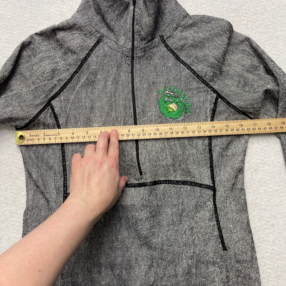 Gatorskins Womens Medium Gray Half Zip Thermal‎ Base Layer Top Pullover Jacket - Picture 7 of 8